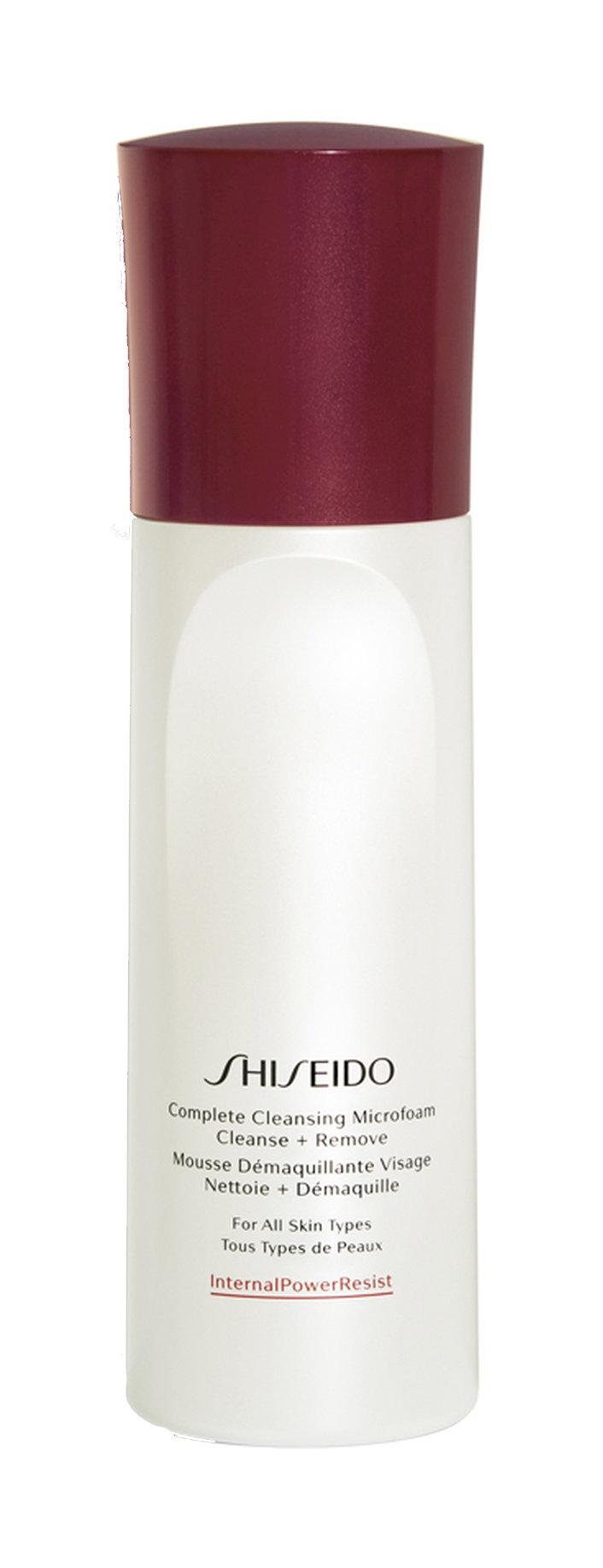 фото Мусс для снятия макияжа shiseido defend preparationcleansing complete microfoam, 180 мл