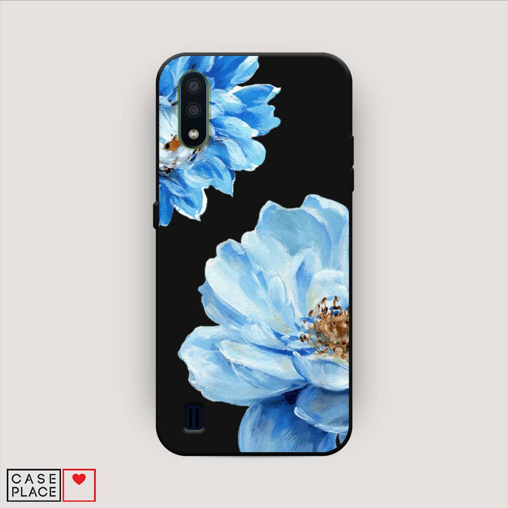 

Чехол Awog на Samsung Galaxy M01 / Самсунг M01 "Голубые клематисы", Голубой, 2101152-1