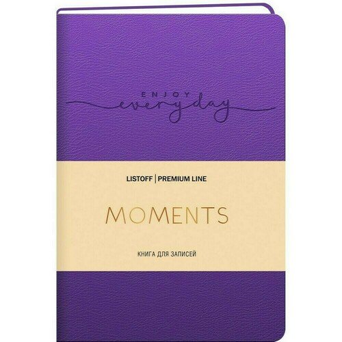 

Блокнот Listoff Moments. No 1 80 листов в линейку А6+, Listoff Moments No 1 80 6+