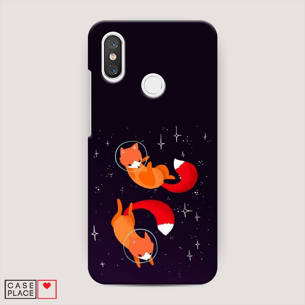 

Пластиковый чехол "Лисы космонавты" на Xiaomi Mi 8, 33520-3