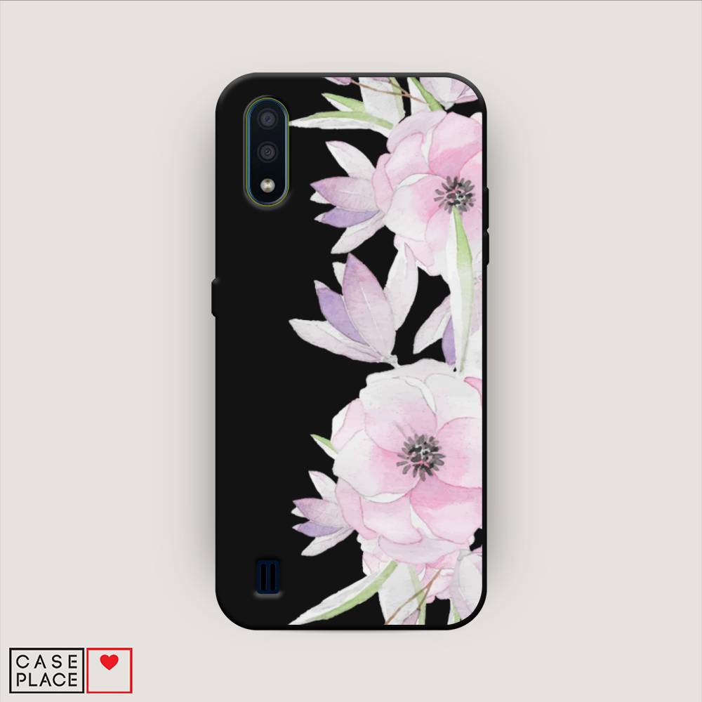 

Чехол Awog на Samsung Galaxy M01 / Самсунг M01 "Нежные анемоны", Розовый;черный;фиолетовый, 2101152-1