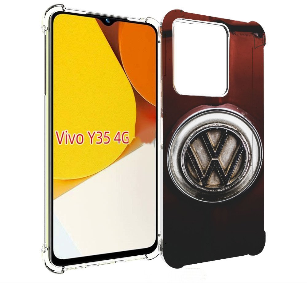 Чехол MyPads volkswagen 1 мужской для Vivo Y35 4G 2022 / Vivo Y22