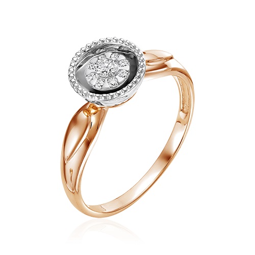 

Кольцо из золота р. 17 Vesna jewelry 1963-151-00-00, бриллиант, 1963-151-00-00