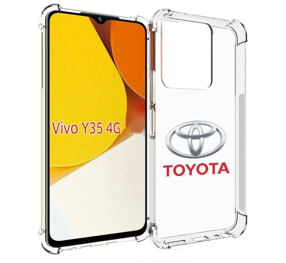 Чехол MyPads toyota-4 мужской для Vivo Y35 4G 2022 / Vivo Y22