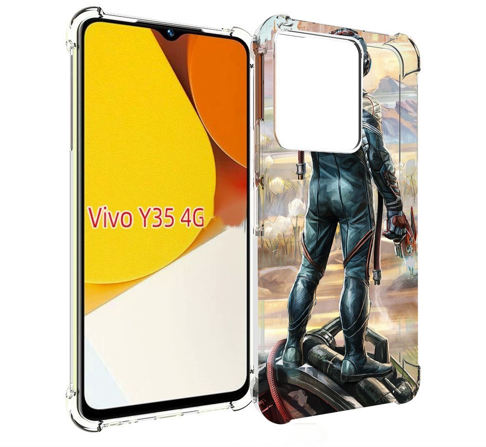 

Чехол MyPads the-outer-worlds для Vivo Y35 4G 2022 / Vivo Y22, Прозрачный, Tocco