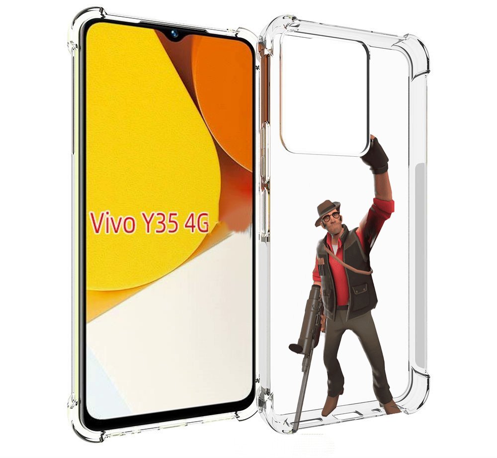 

Чехол MyPads team-fortress-2 для Vivo Y35 4G 2022 / Vivo Y22, Прозрачный, Tocco