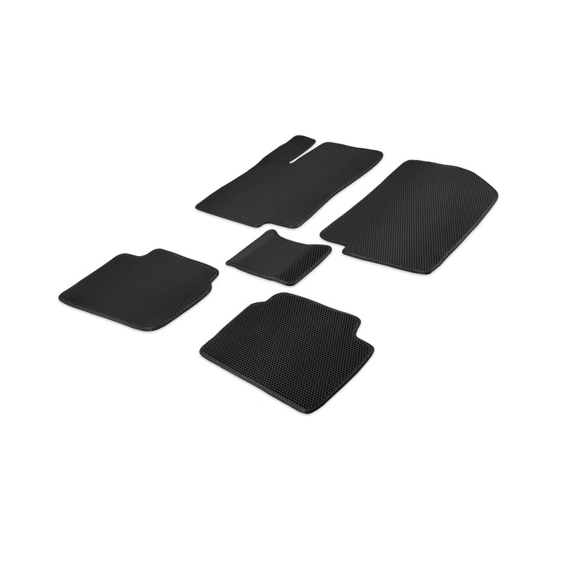 Комплект ковриков в салон ЭВА CellMat Мерседес Бенц S W223, черный