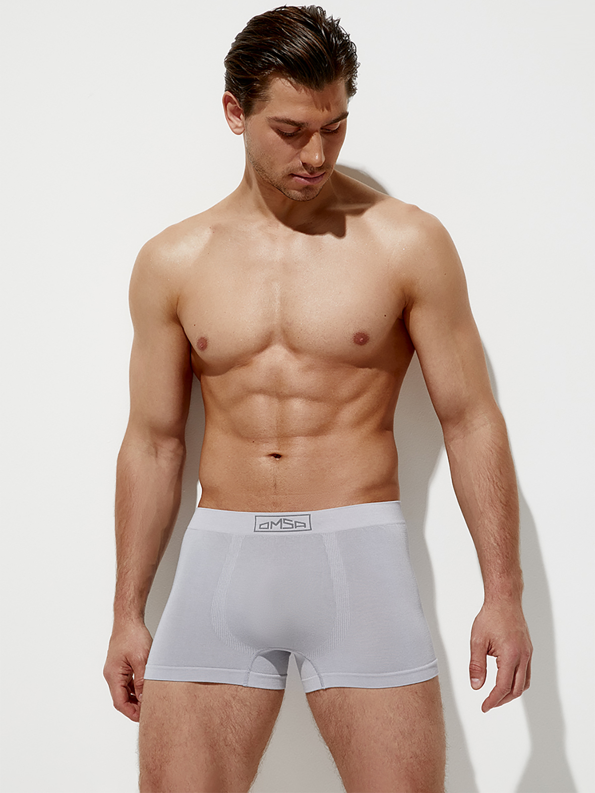 

Трусы мужские Omsa for men OmB 2235 серые L, Серый, OmB 2235