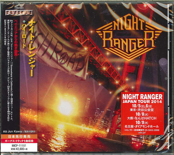 

NIGHT RANGER: HIGH ROAD +bonus (1 CD), 1 CD