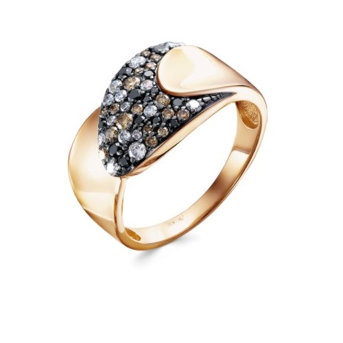 

Кольцо из золота р. 17,5 Vesna jewelry 11143-156-178-00, бриллиант, 11143-156-178-00