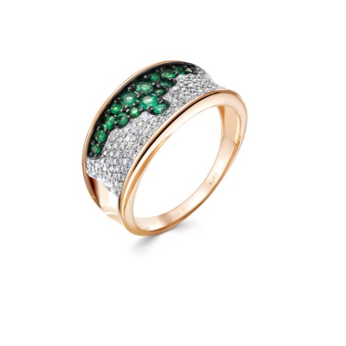 

Кольцо из золота р. , Vesna jewelry 11174-156-04-00, бриллиант\изумруд, 11174-156-04-00