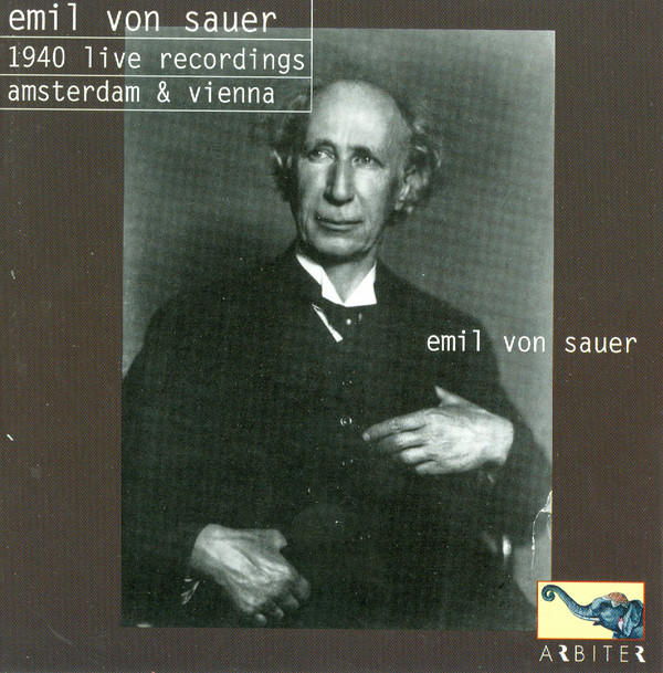 

Sauer: Live Recordings 1940 - by Chopin, Schubert, Schumann (1 CD), 1 CD