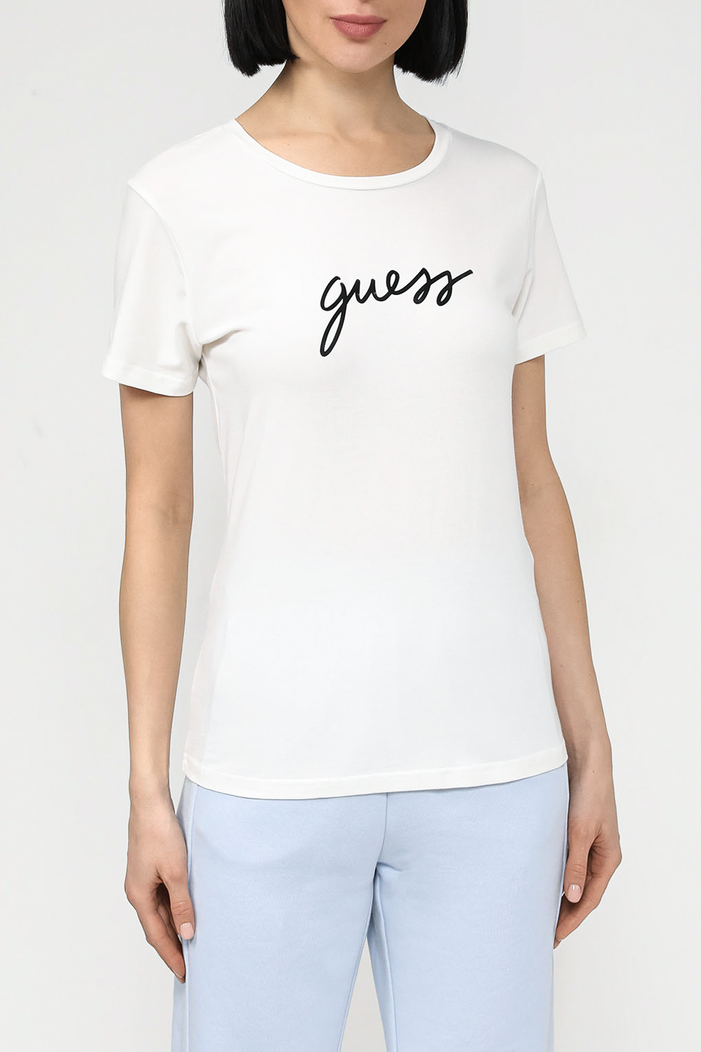 Футболка женская Guess O4RM09 KBBU1 белая XL GUESS белый