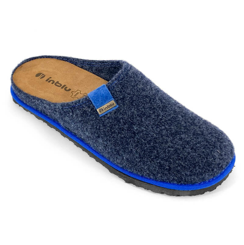 

Тапочки мужские Inblu 258123534 синие 46 RU, 258123534