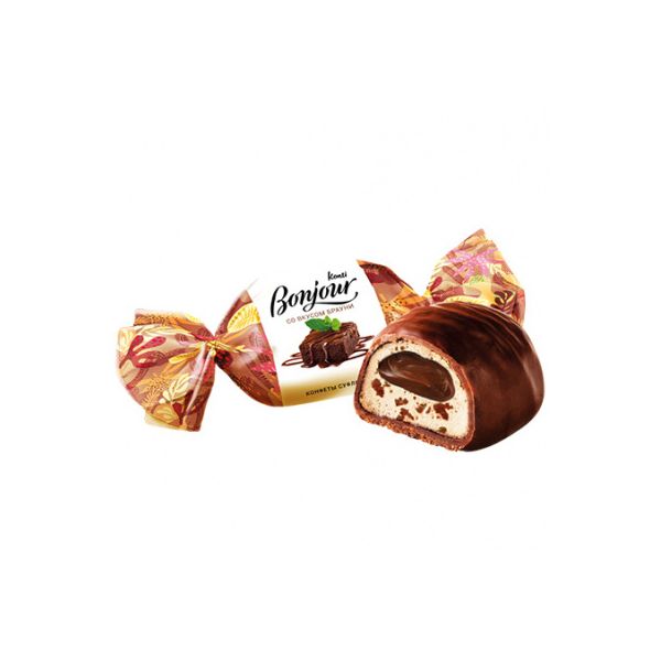 

Конфеты суфле Bonjour Konti со вкусом брауни +-500 г