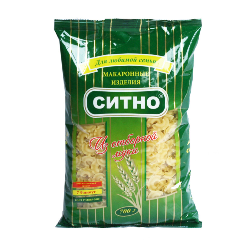 

Макаронные изделия Ситно Рожки 700 г