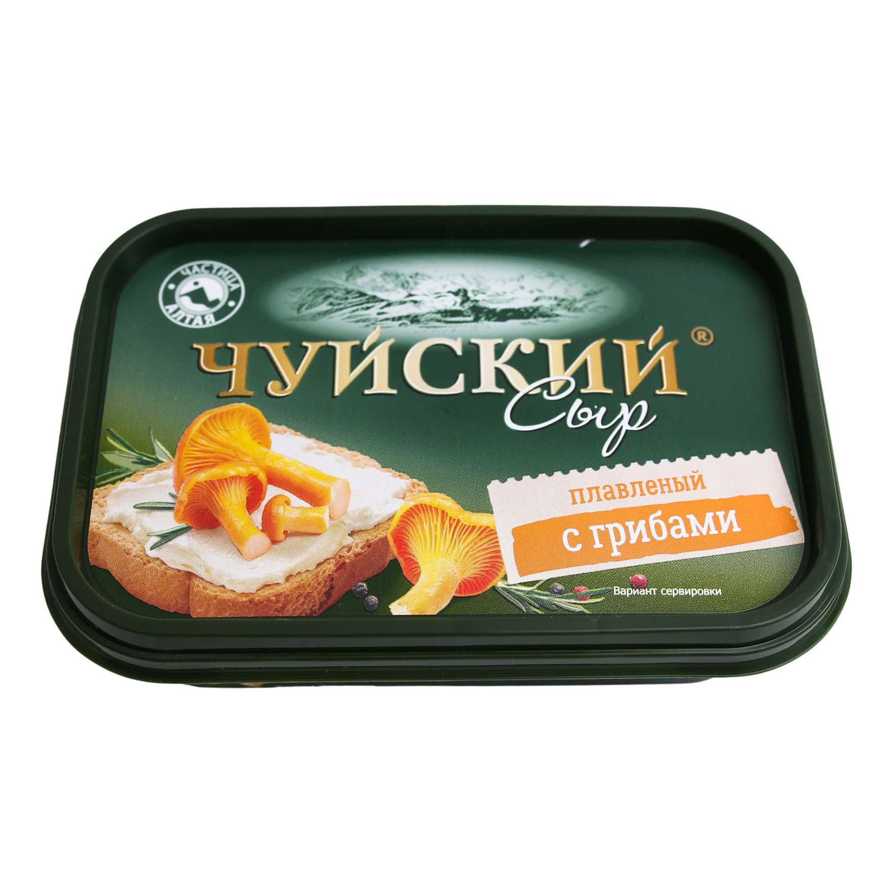 

Плавленый сыр Чуйский с грибами 59% БЗМЖ 175 г