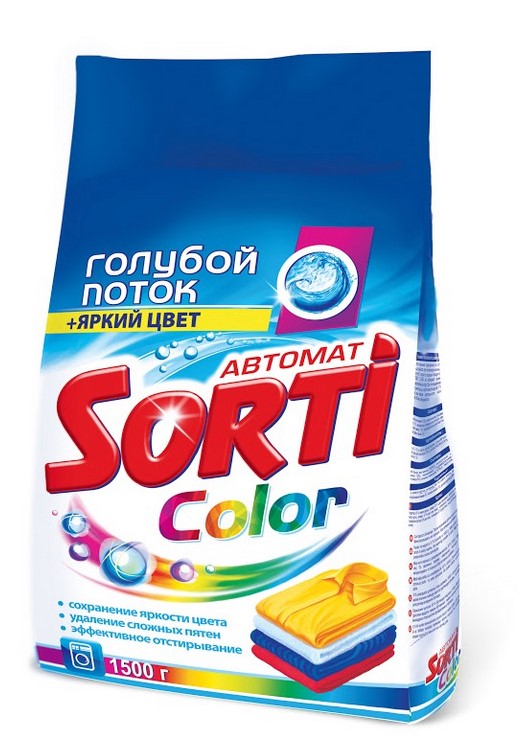 фото Стиральный порошок sorti color 1,5кг.