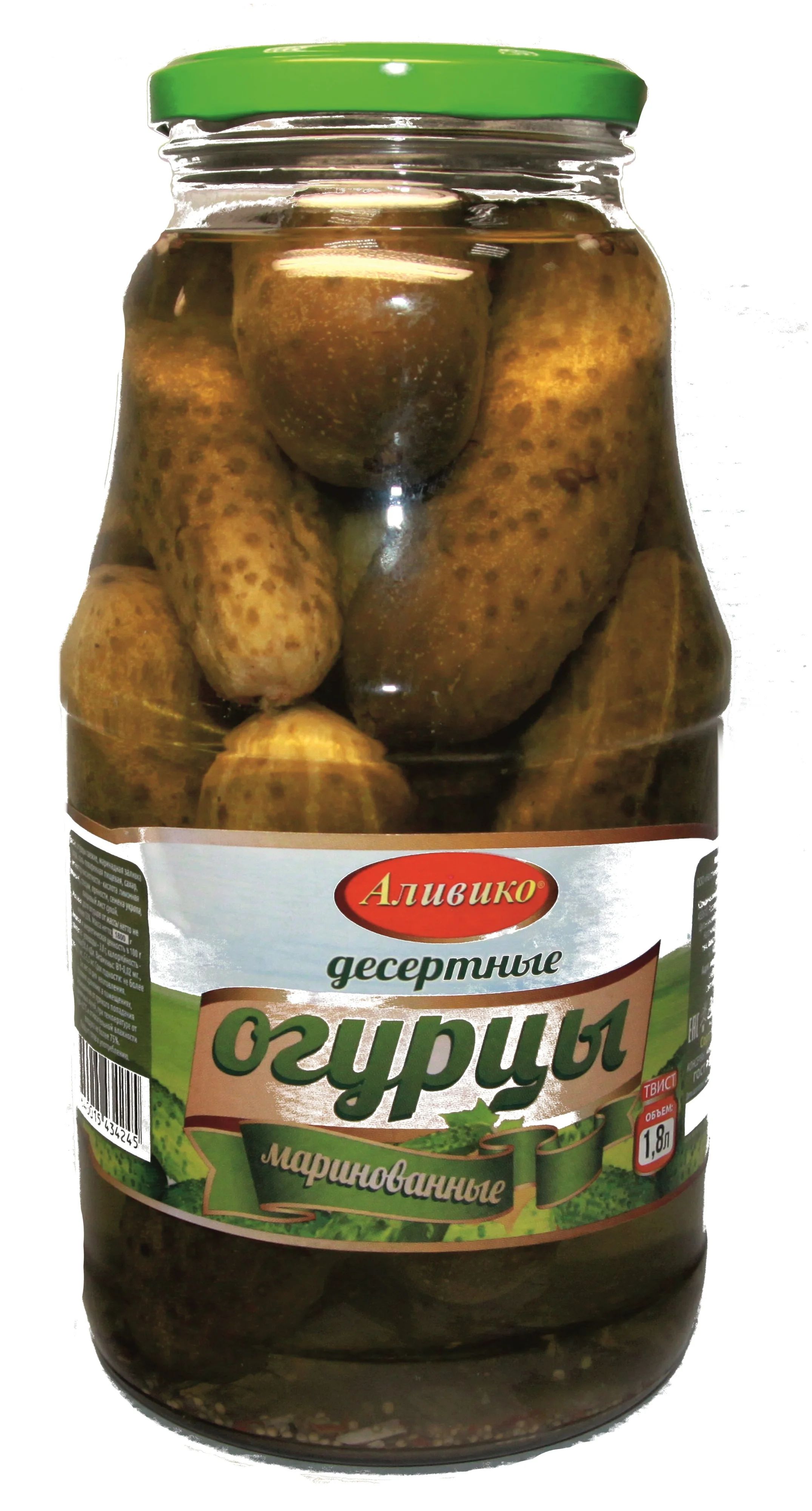 

Огурцы Аливико маринованные 1,5 кг