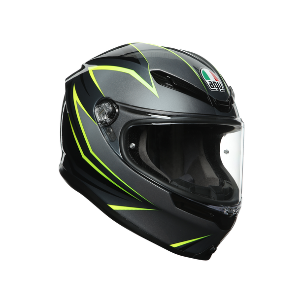 

Шлем AGV K-6 MULTI Flash Grey/Black/Lime