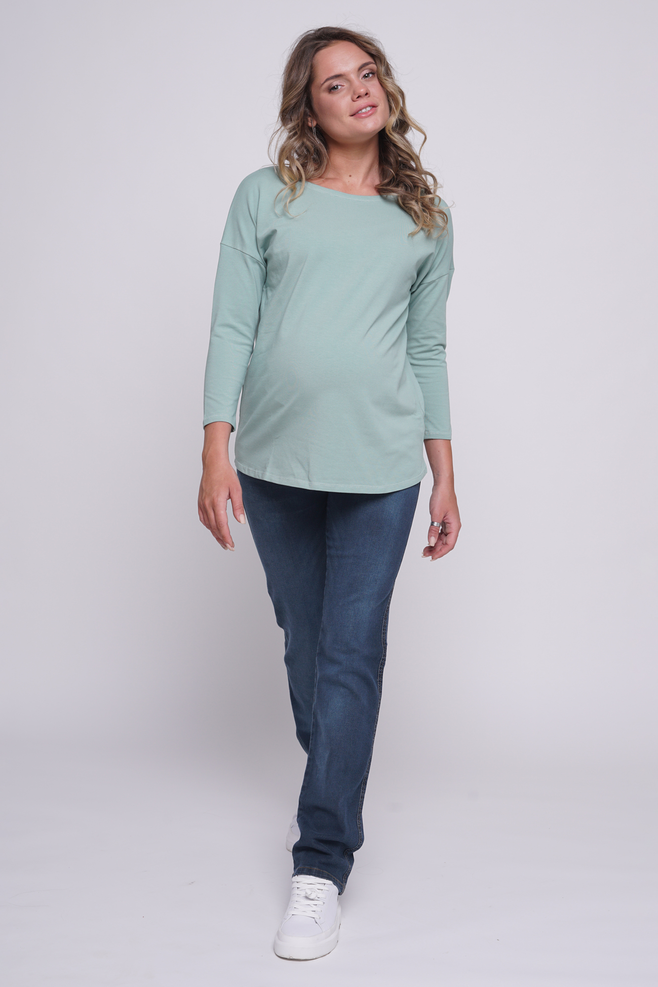 фото Джинсы женские mama's fantasy 01849 т ds192 синие xl