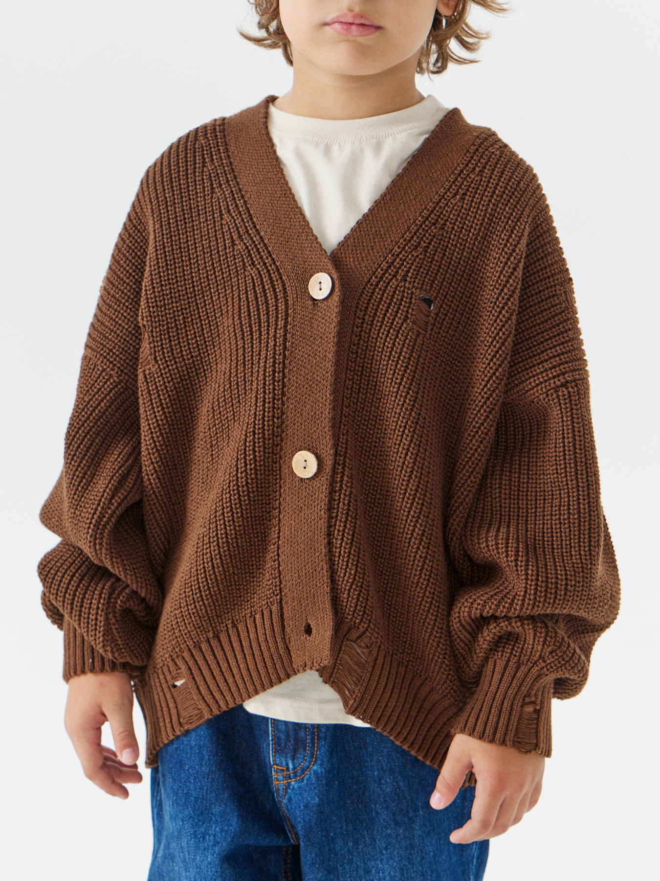 

Джемпер детский Happy Baby 88551, brown, 104, Коричневый, 88551