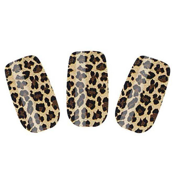 Наклейки для ногтей Erotic Fantasy Nail Tattoo Леопард бирка леопард на коньках