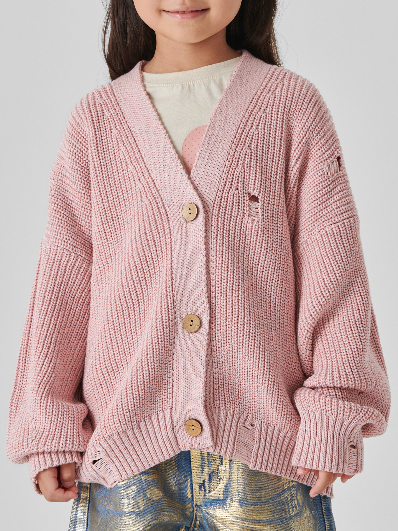 

Джемпер детский Happy Baby 88551, pink, 128, Розовый, 88551