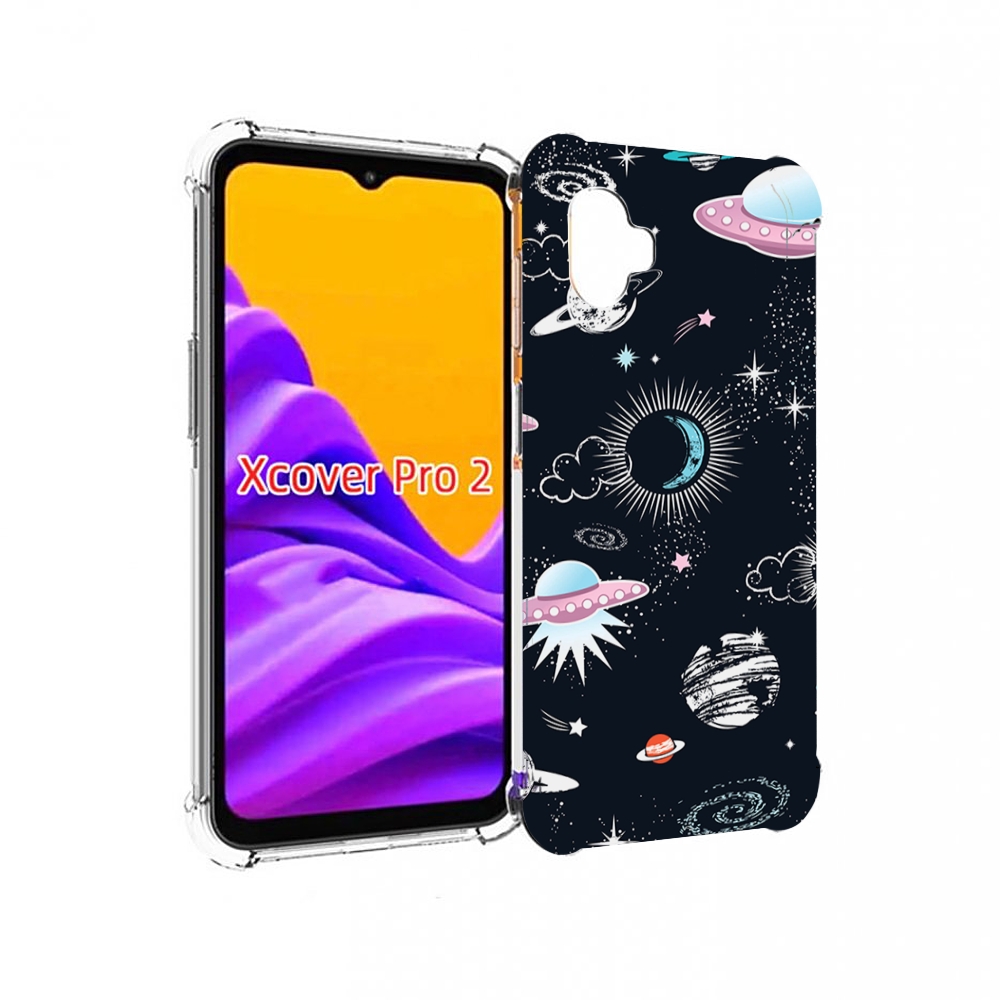 

Чехол MyPads космос-мини-картинки для Samsung Galaxy Xcover Pro 2, Прозрачный, Tocco