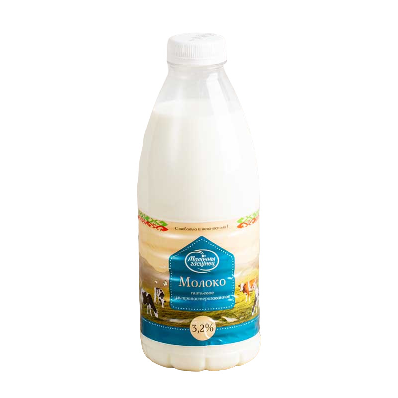 Молоко 3,2% 950 мл Молочный гостинец БЗМЖ