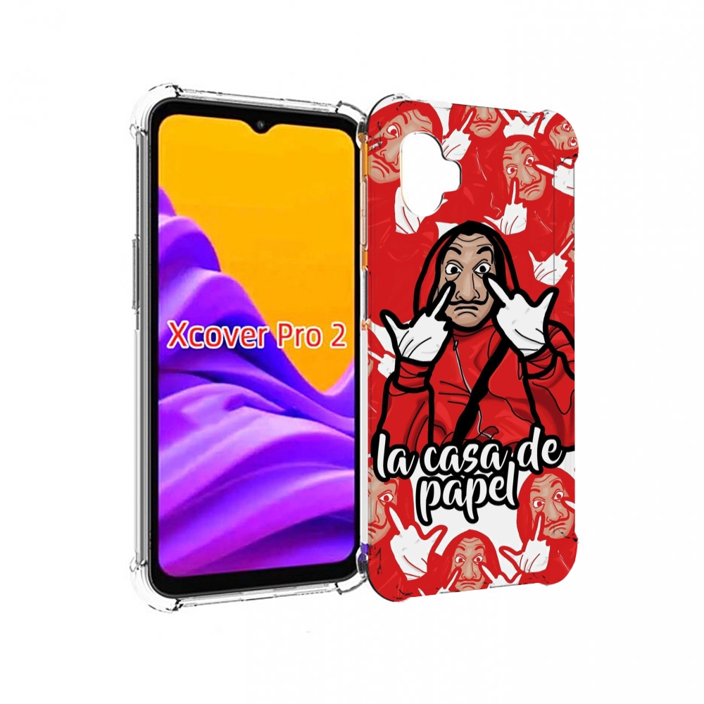 

Чехол MyPads комикс-бумажный-дом для Samsung Galaxy Xcover Pro 2, Прозрачный, Tocco