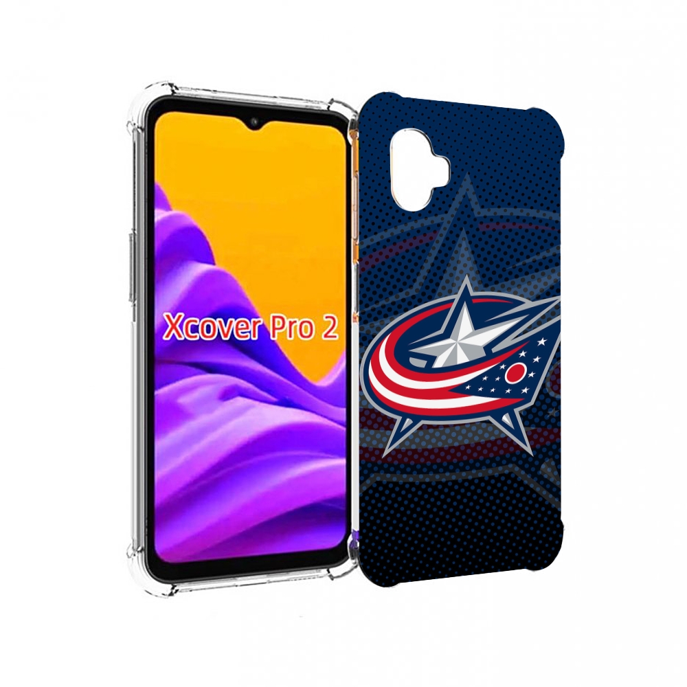 

Чехол MyPads коламбус блю джекетс для Samsung Galaxy Xcover Pro 2, Прозрачный, Tocco