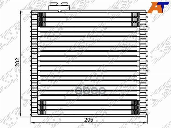 Испаритель Кондиционера Toyota Land Cruiser 100 98-07 Lhd (10129060/270717/0020928)