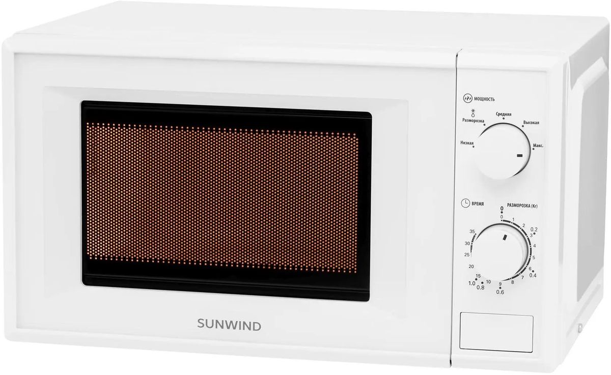 

Микроволновая печь SUNWIND SUN-MW051, 700Вт, 20л, белый