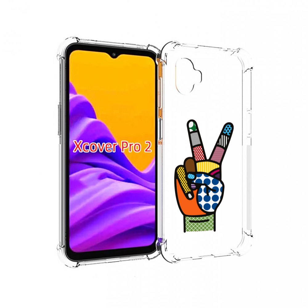 

Чехол MyPads йоу пальчики для Samsung Galaxy Xcover Pro 2, Прозрачный, Tocco