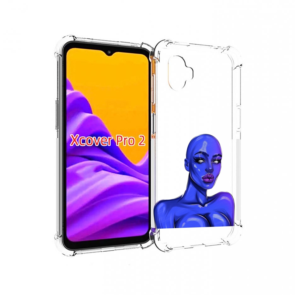 

Чехол MyPads инопланетянка для Samsung Galaxy Xcover Pro 2, Прозрачный, Tocco