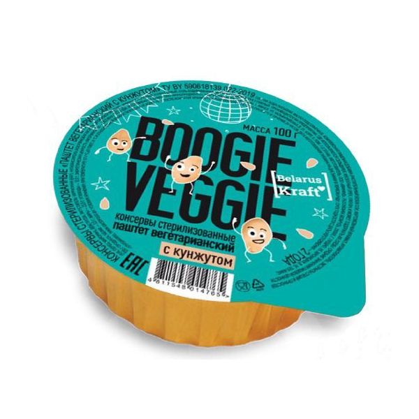 Паштет вегетарианский Boogie Veggie с кунжутом 100 г