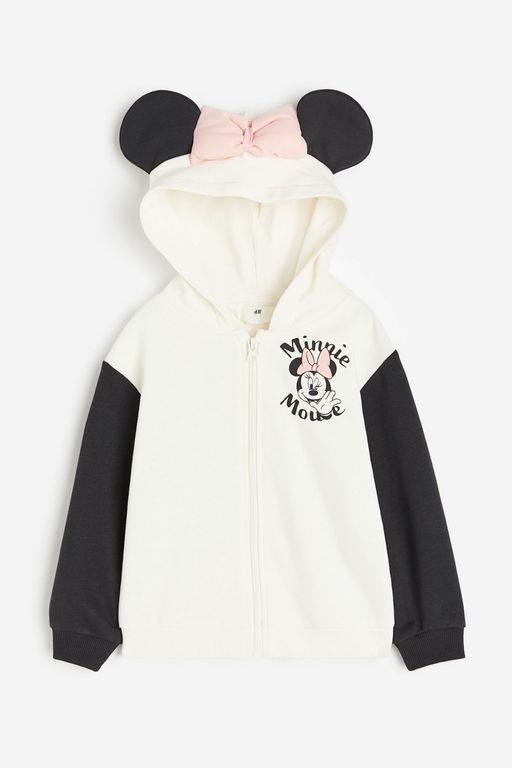 

Толстовка детская H&M 1101992, Белый, Минни Маус, 98, 1101992