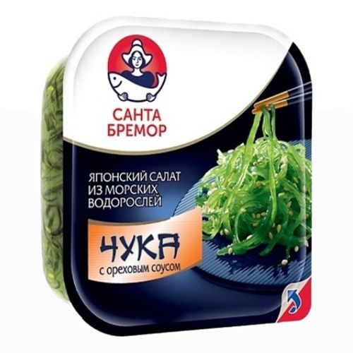 

Салат Санта Бремор Чука из морских водорослей с ореховым соусом 150 г