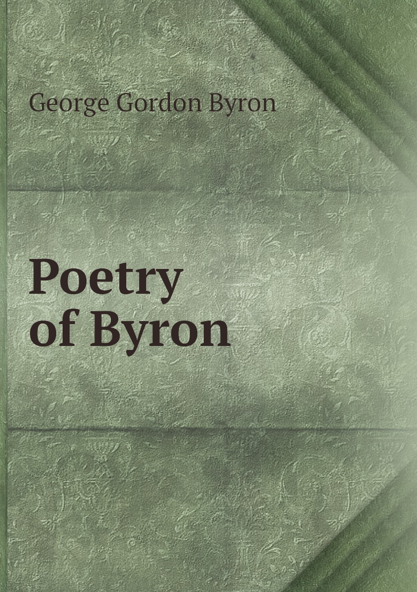 

Poetry of Byron