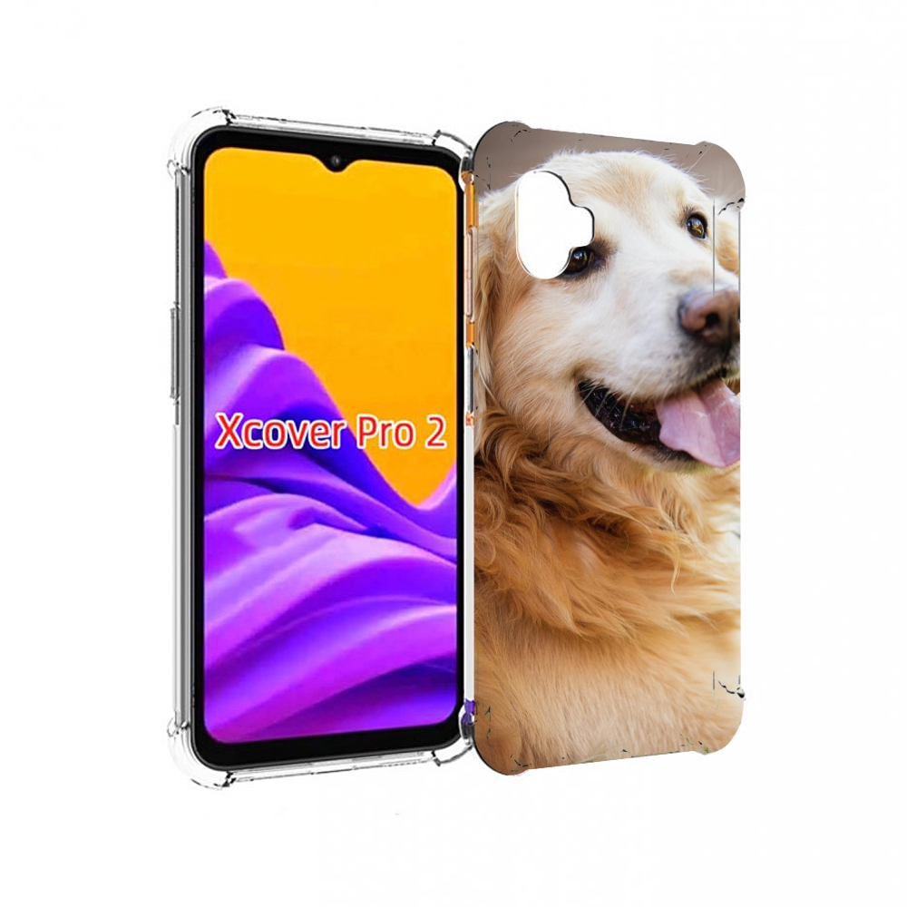 

Чехол MyPads золотистыи ретривер для Samsung Galaxy Xcover Pro 2, Прозрачный, Tocco