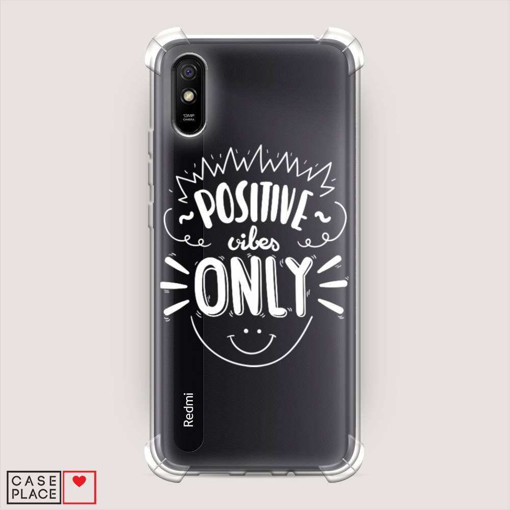 

Чехол Awog на Xiaomi Redmi 9A "Positive vibes only графика", Разноцветный, 38951-1