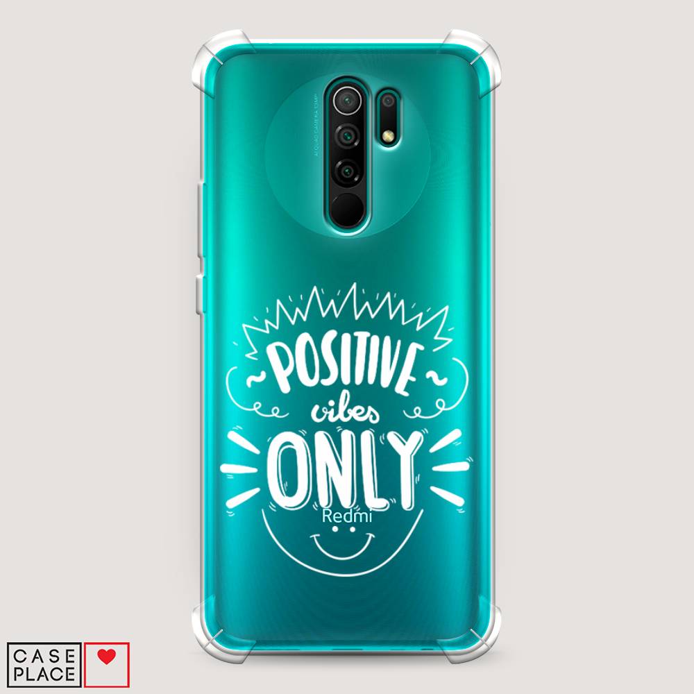 

Чехол Awog на Xiaomi Redmi 9 "Positive vibes only графика", Разноцветный, 38351-1