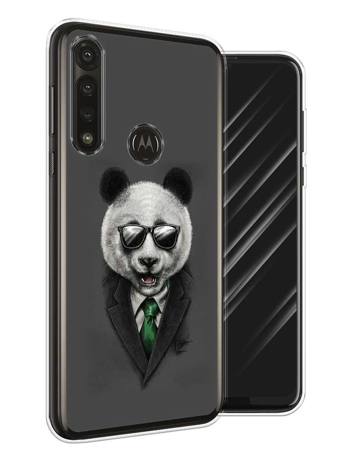 

Чехол Awog на Motorola Moto G Power 2020 "Деловая панда", Разноцветный, 242650-10