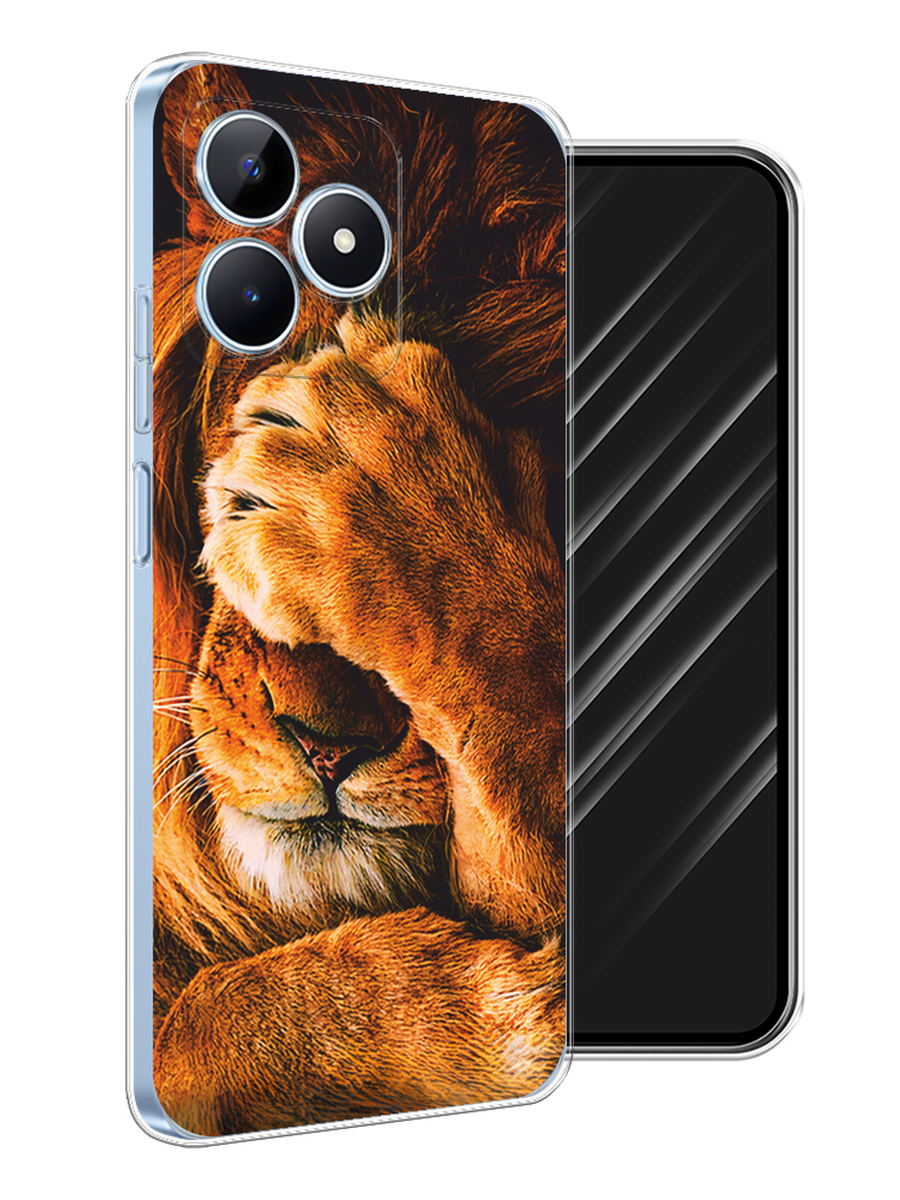 

Чехол Awog на Realme C60 "Львиный стыд", Коричневый;черный, 2516550-1