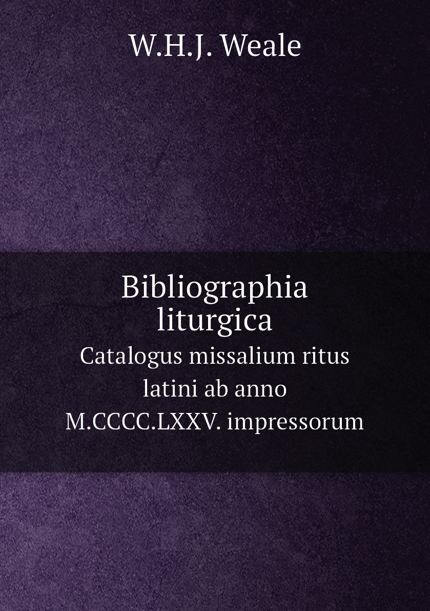 

Bibliographia liturgica