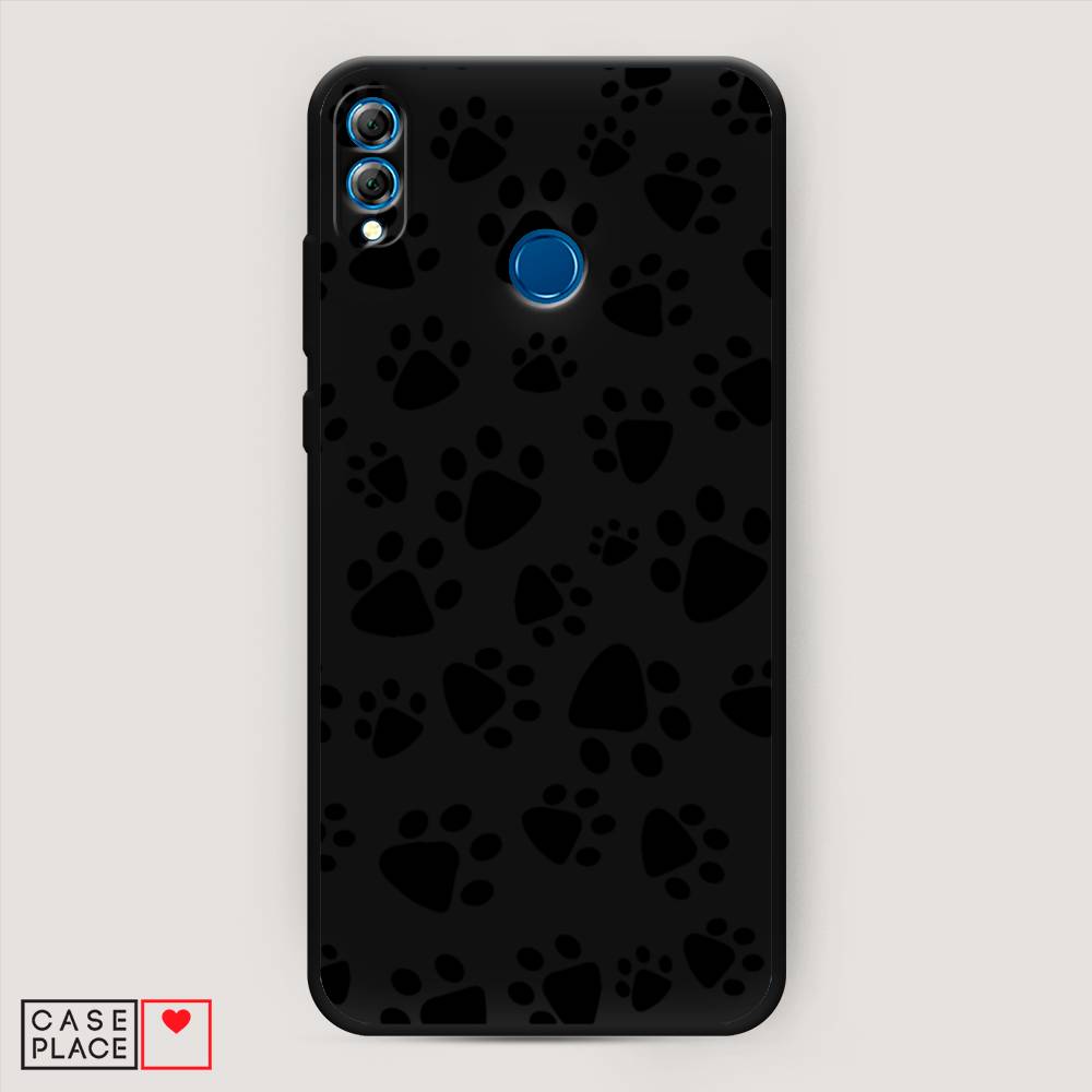 

Чехол Awog на Honor 8X "Лапки черные", Черный, 66752-1