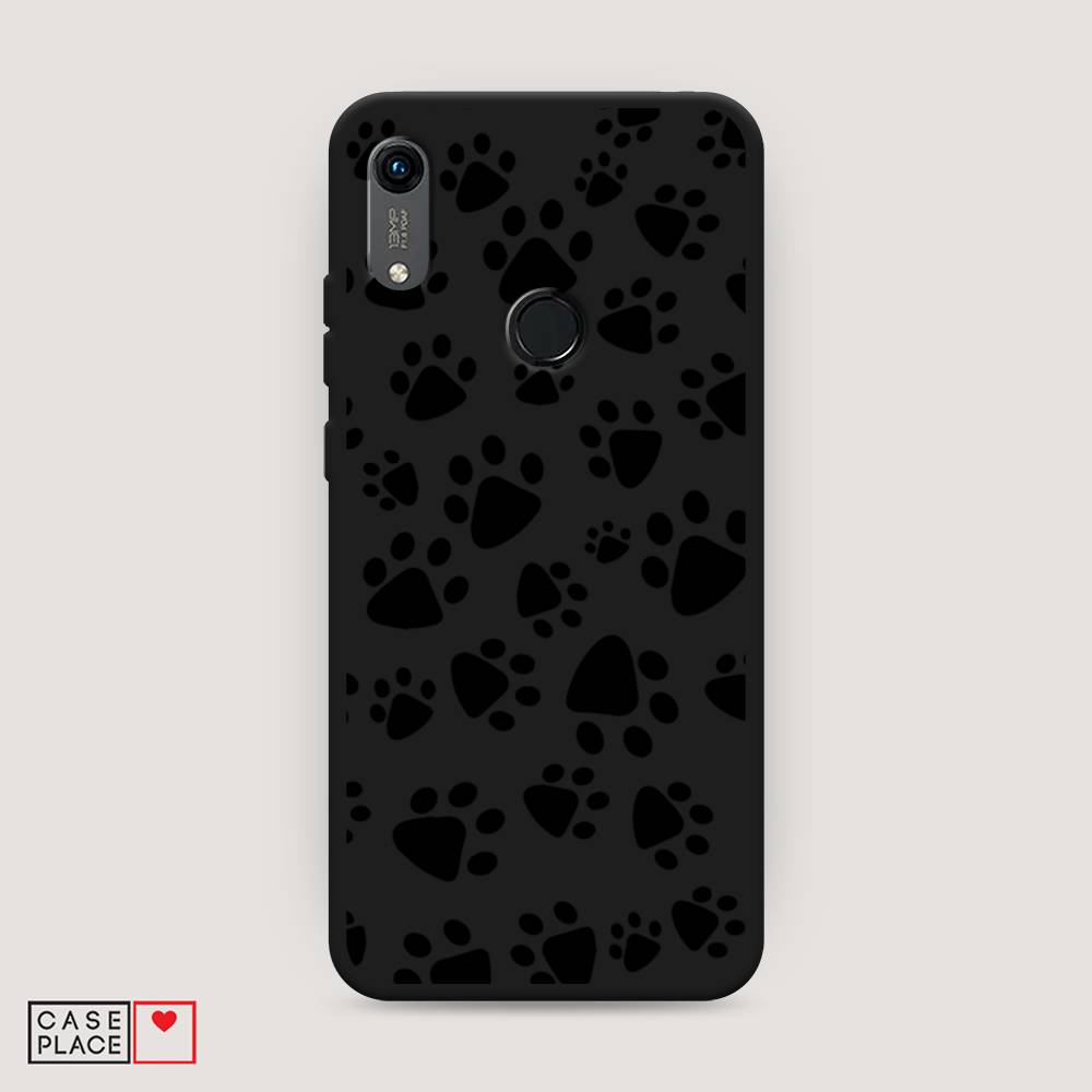 

Чехол Awog на Honor 8A (8A Pro/Prime) "Лапки черные", Черный, 68752-1