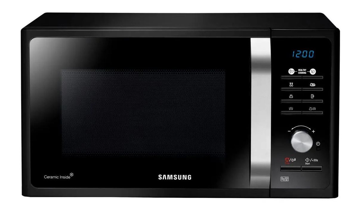 

Микроволновая печь Samsung MG23F301TAK/BA, 800Вт, 23л, черный