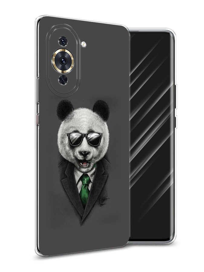 

Чехол Awog на Huawei Nova 10 Pro "Деловая панда", Разноцветный, 6109050-10